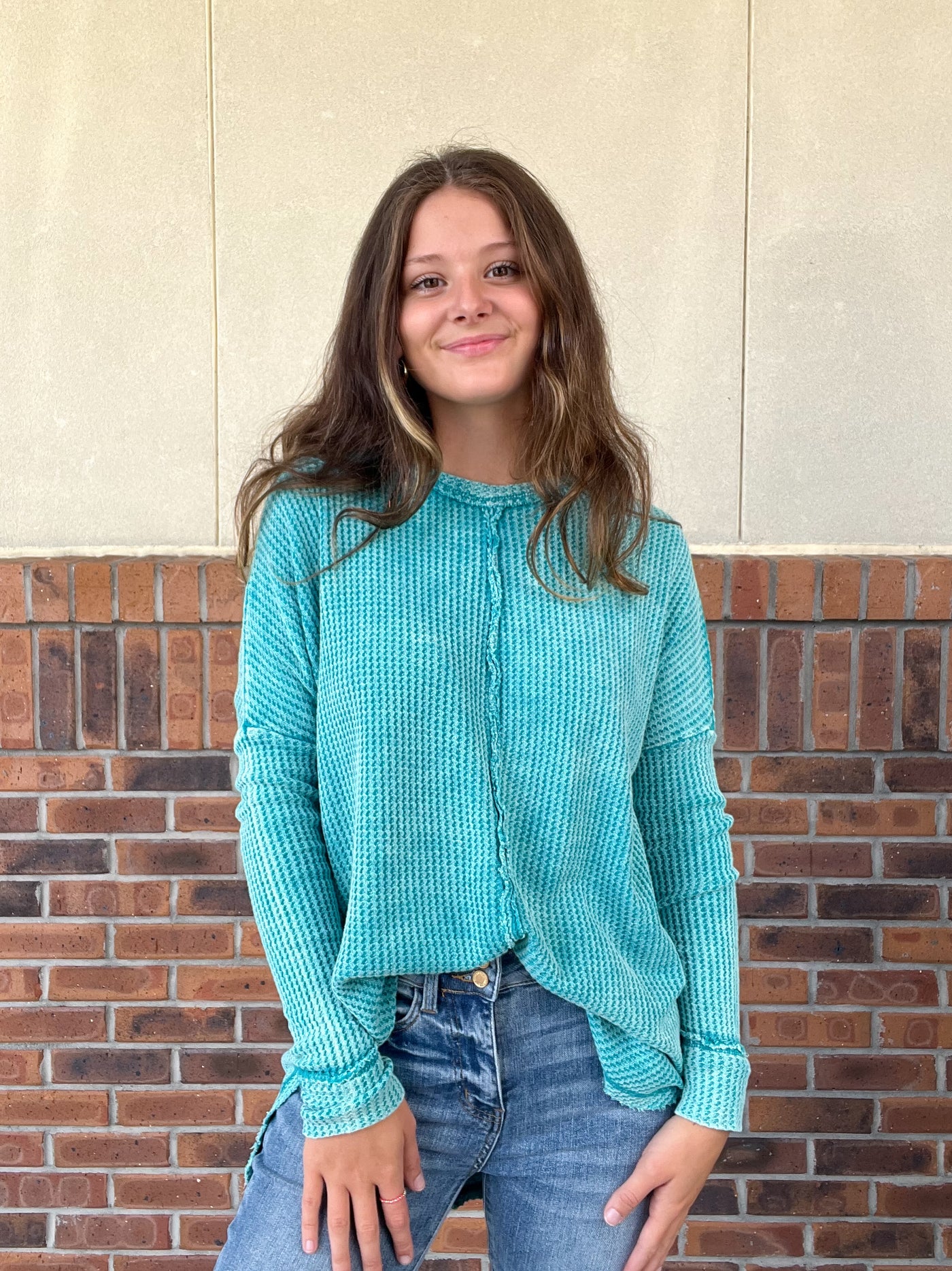 Willow Waffle Knit Top