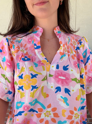 Umgee Folk Art Print Top