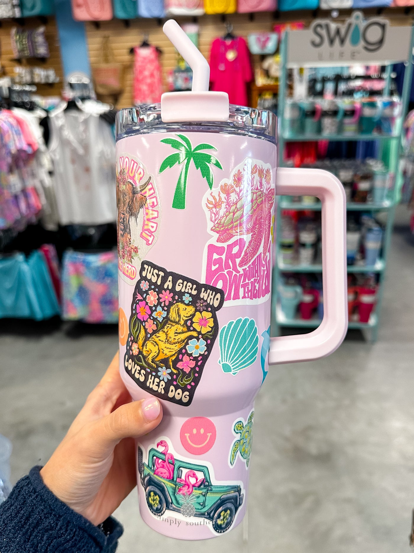 Simply Southern Stickered Tumbler