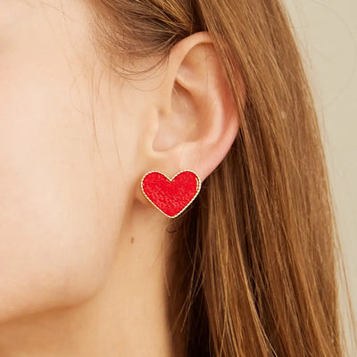 I Heart You Druzy Stud Earrings