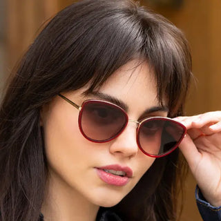 Freyrs Luna Acetate Womens Cat Eye Sunglasses