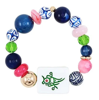 Mahjong Beaded Bracelet