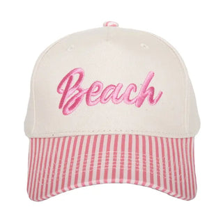 Beach Cursive Two-Toned Trucker Hat
