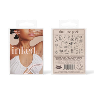 Inked by Dani Temporary Tattoo Packs