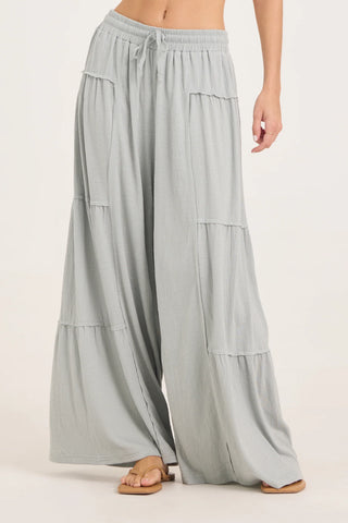 Textured Slub Knit Pant