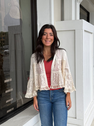 Lacey Cropped Shrug