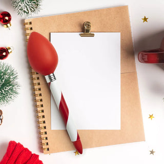Christmas Jumbo Light Up Bulb Pen