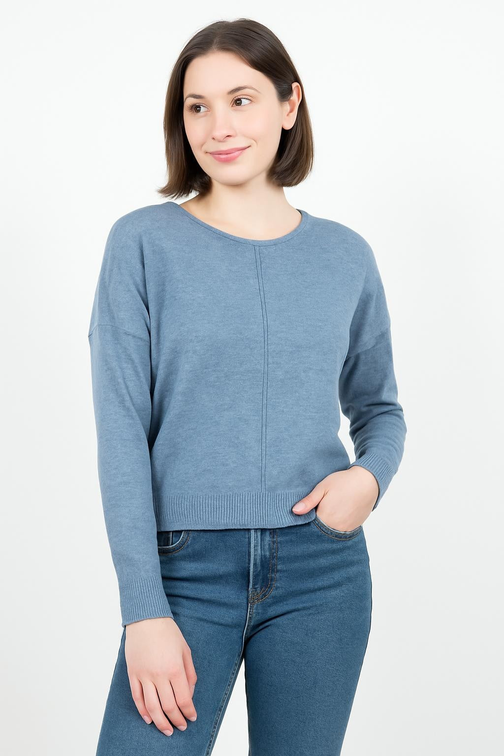 Raina Center Stitch Sweater