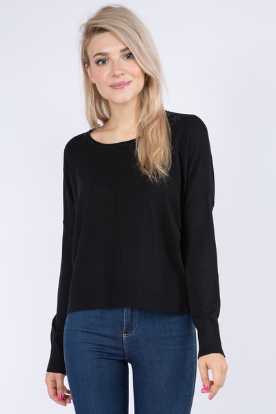 Raina Center Stitch Sweater