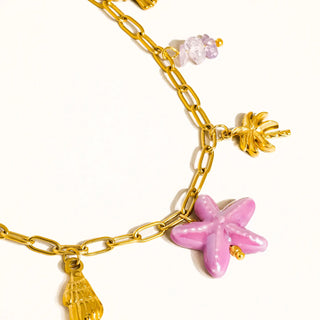 Anya Palm Charm Necklace