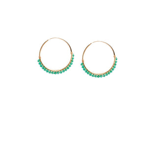 Crystal Bead Hoop