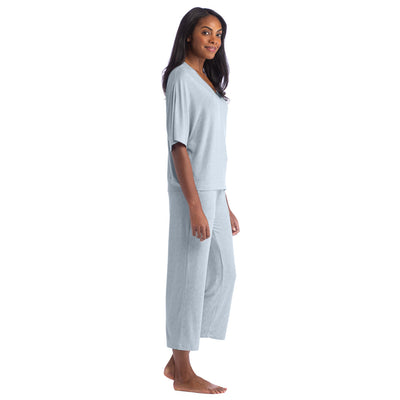 Softies Dream Relaxed V-neck with Capri Lounge Set