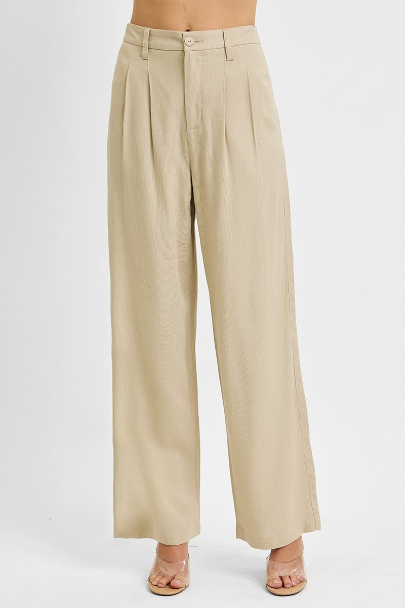 Risen Baggy Linen Pants