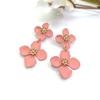 Flower Drop Earrings