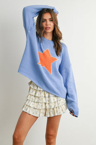 Center Star Sweater