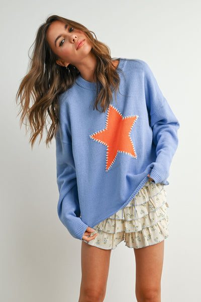 Center Star Sweater