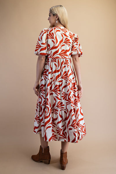 Burnt Summer Days Maxi Dress