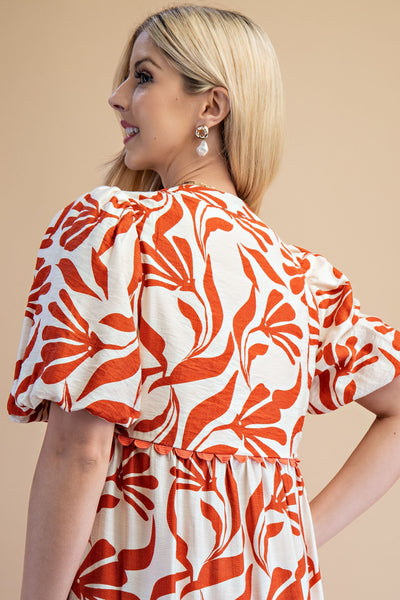 Burnt Summer Days Maxi Dress