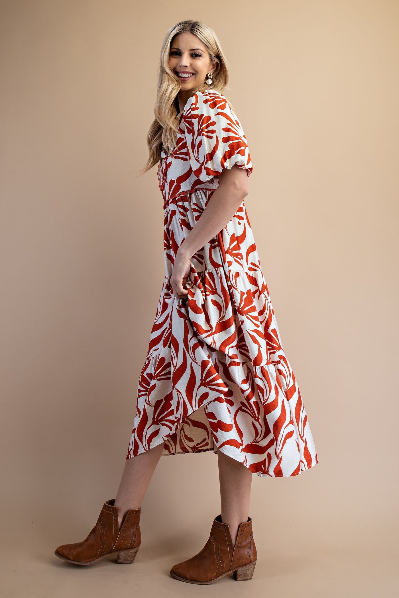 Burnt Summer Days Maxi Dress