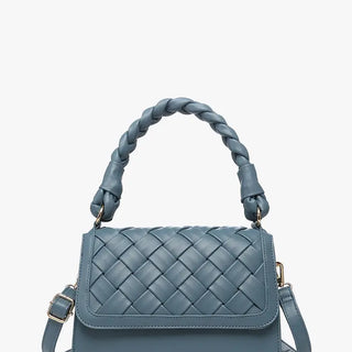 Woven Satchel wtih Braided Handle