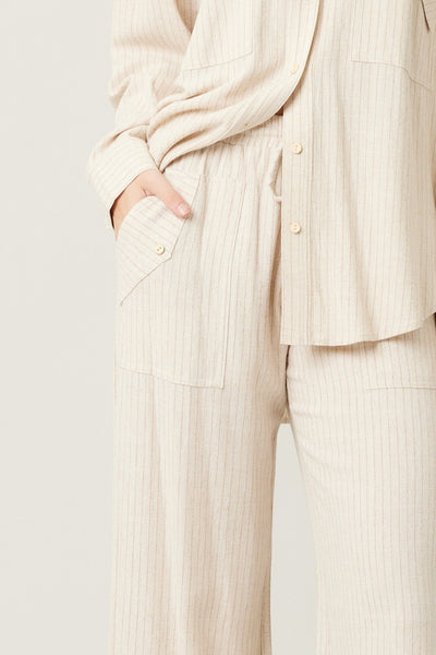 Striped Linen Pants