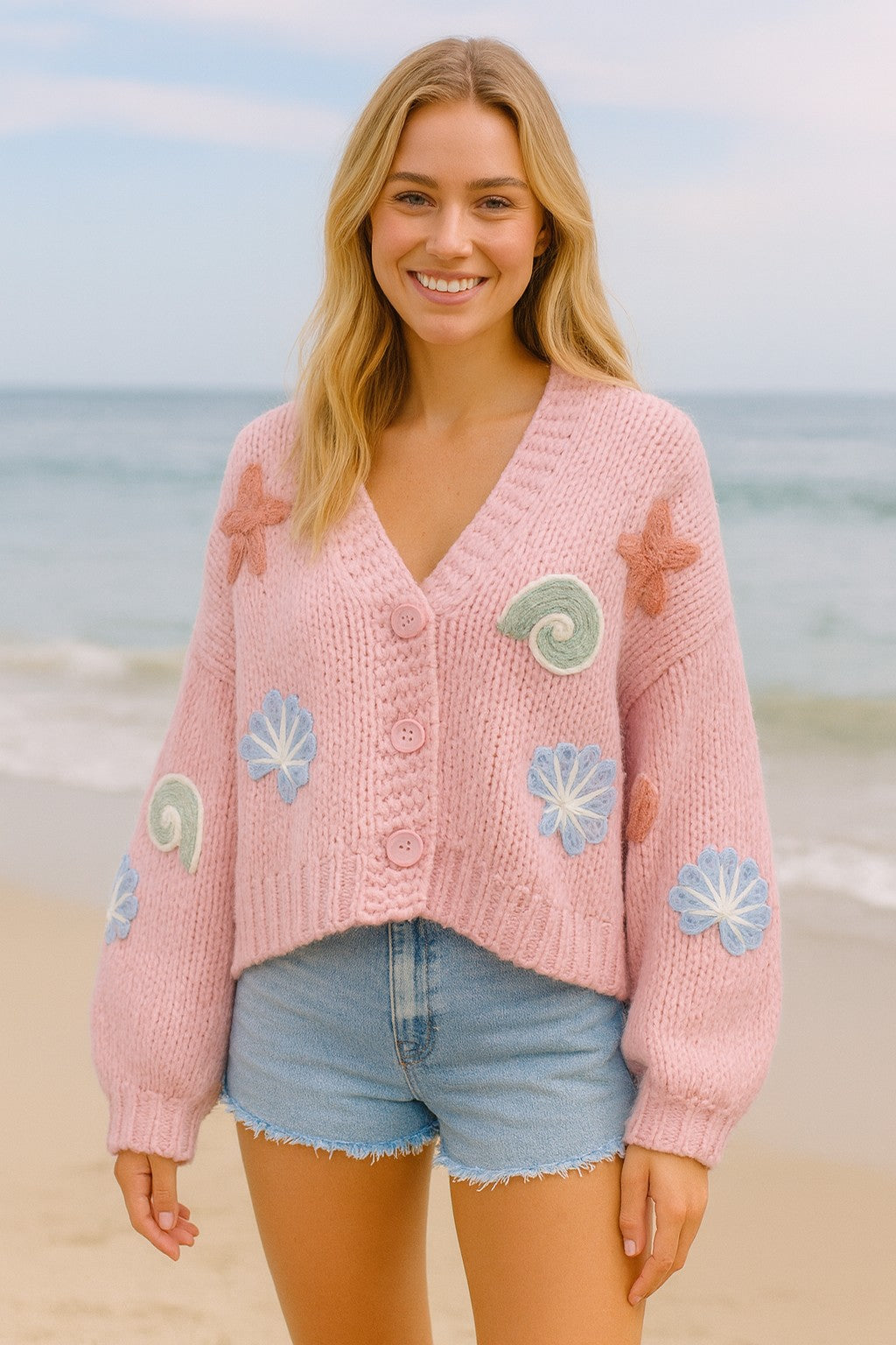 Lost In The Sand Knitted Cardigan