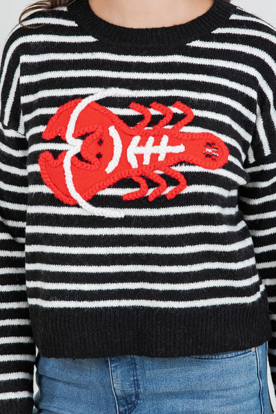 Lobster Striped Sweater