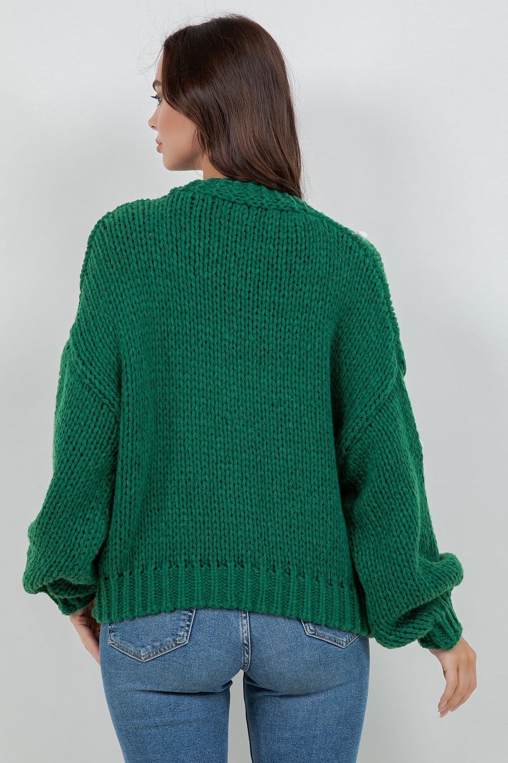 Christmas Chunky Knitted Cardigan