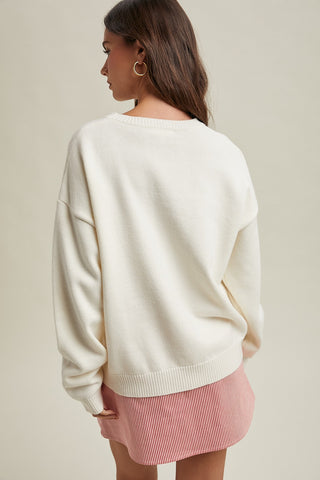 Crabby Drop Shoulder Sweater