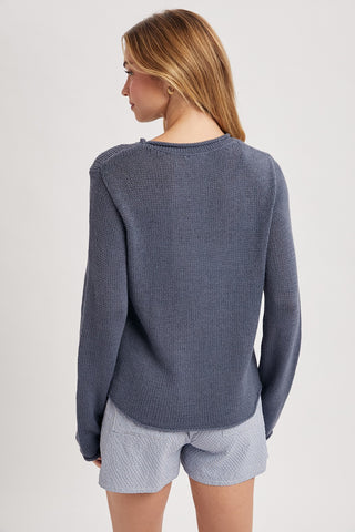 Seashell Embroidered Sweater