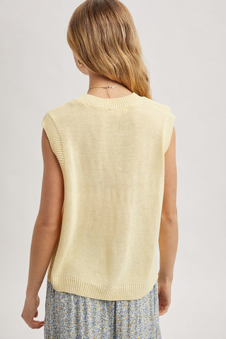 Light Lobster Sweater Vest