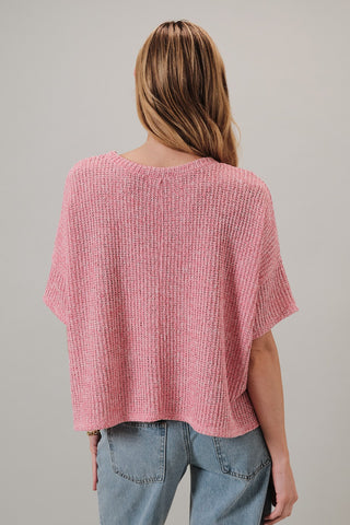 Short Sleeve Waffle Top