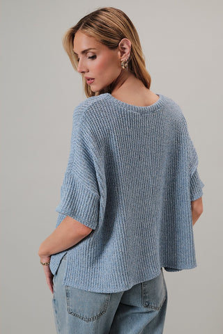Short Sleeve Waffle Top
