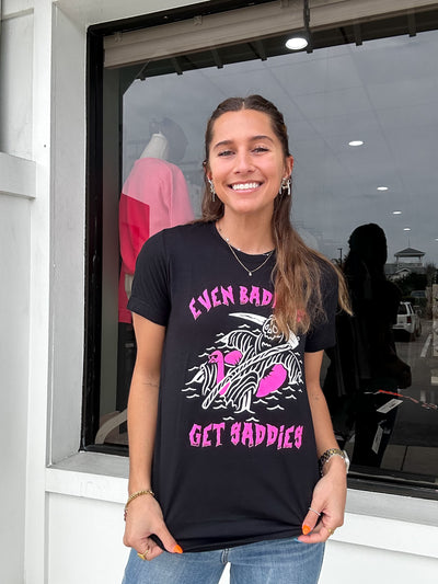 Even Baddies Get Saddies Halloween Shirt