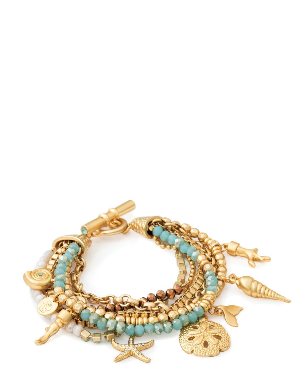 Spartina Washed Ashore Beaded Toggle Bracelet