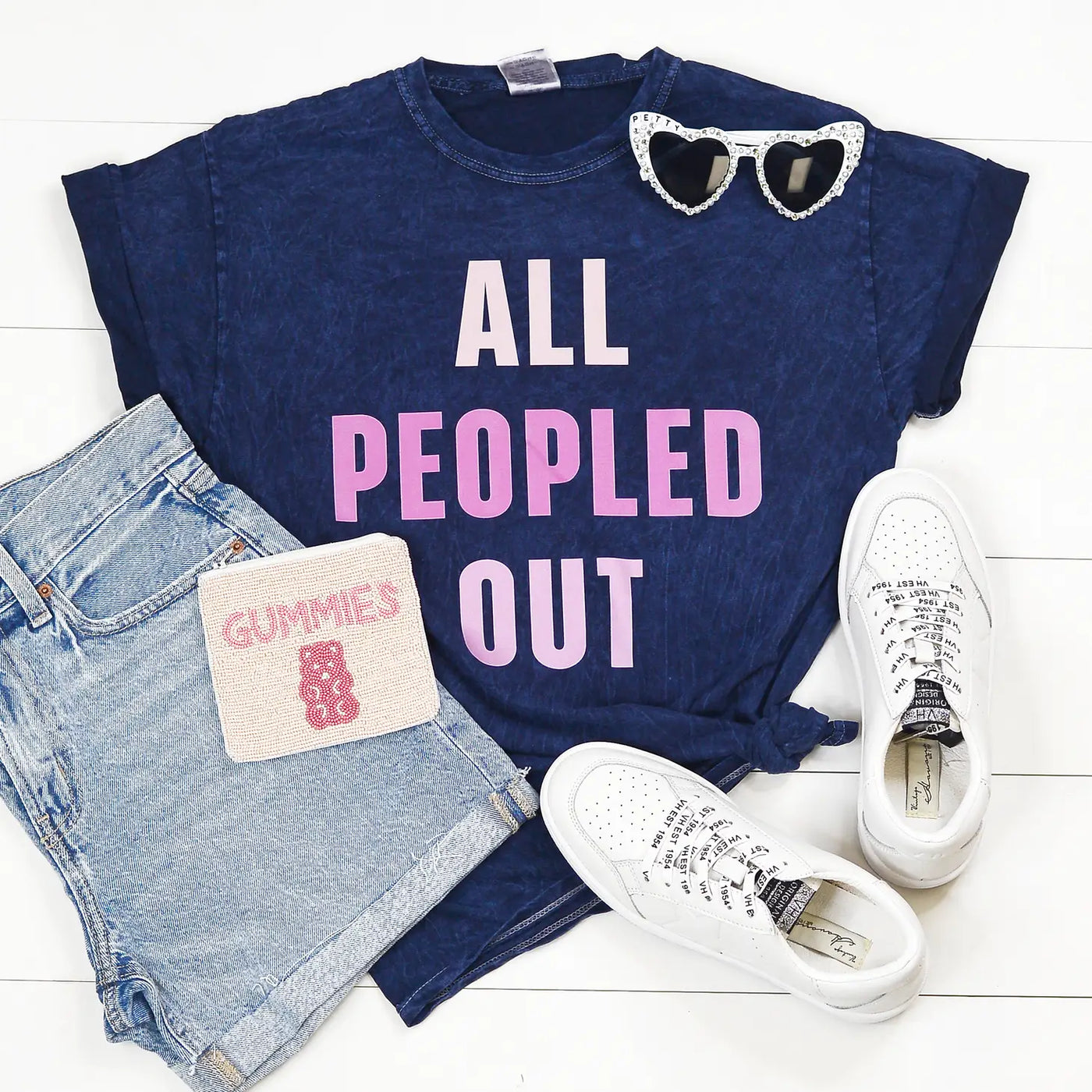 All Peopled Out Multi Tee
