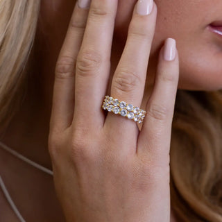 Sahira Ari Double Eternity Band