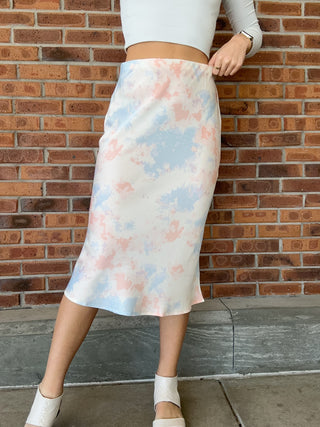 Mudpie Anya Midi Skirt Tye Dye