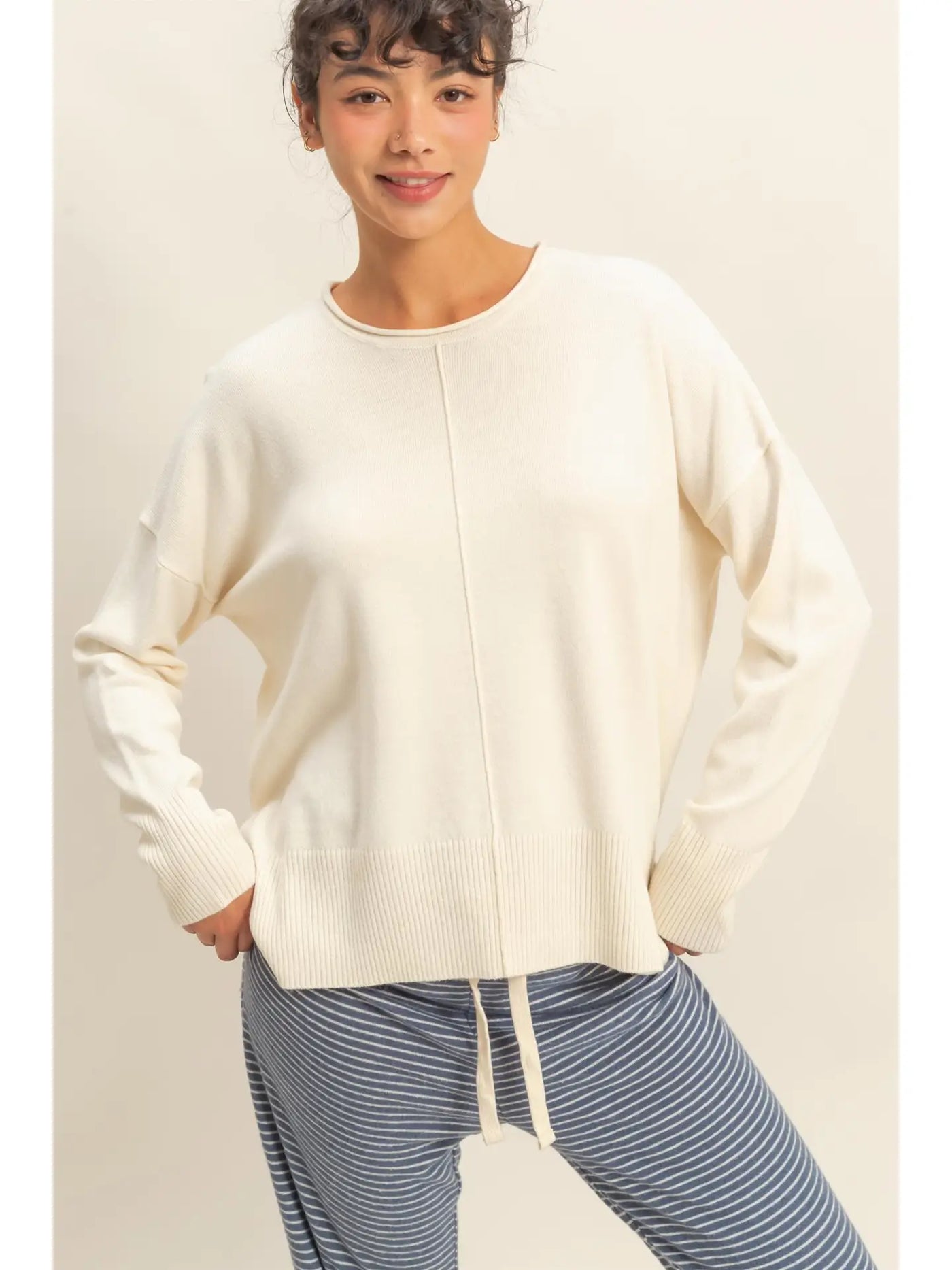 Round Roll Neck Sweater