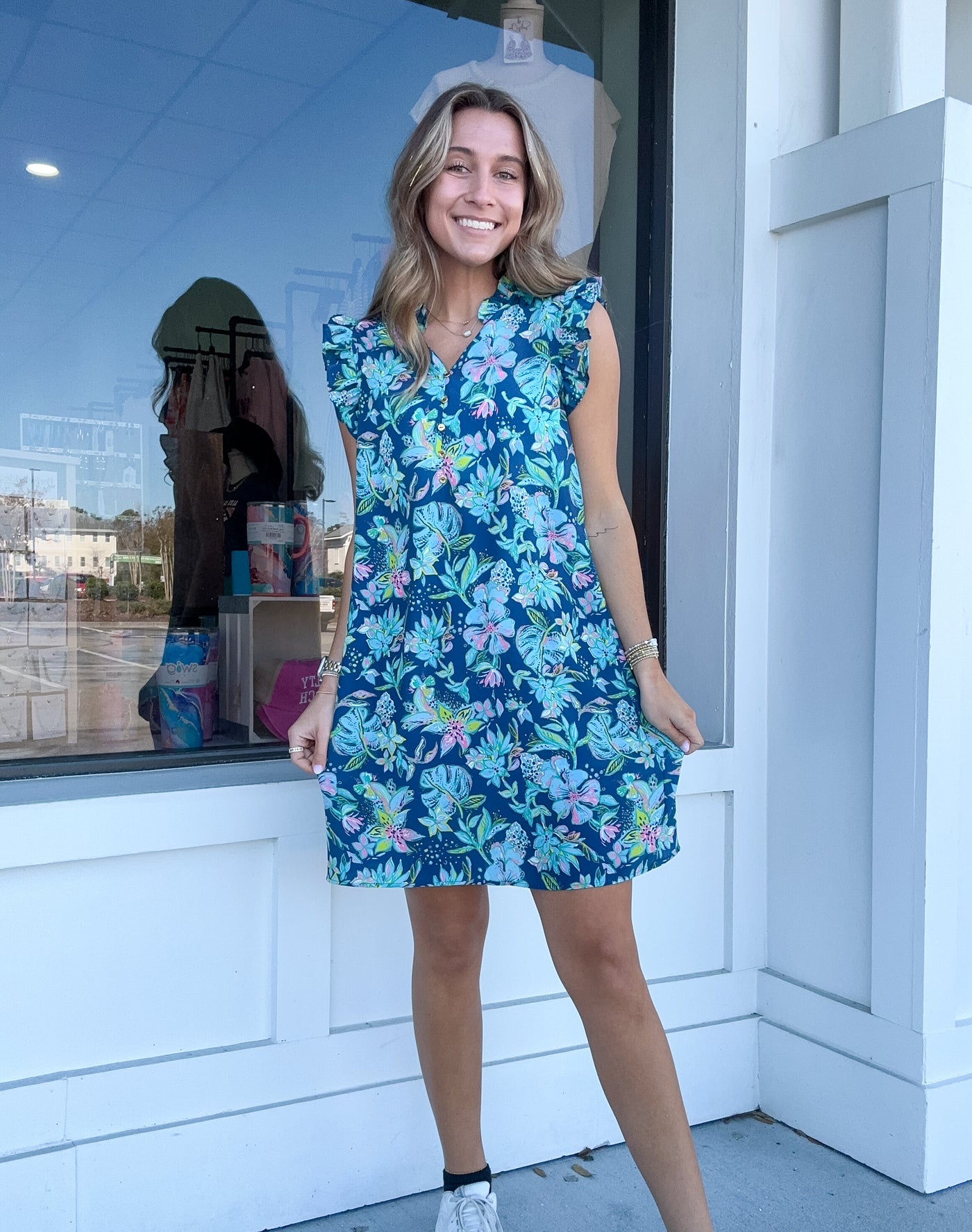 Floral Shift Dress