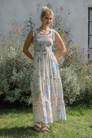 Amalie Smocked Maxi Dress