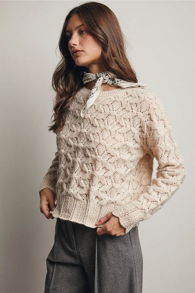 Piper Pointelle Sweater