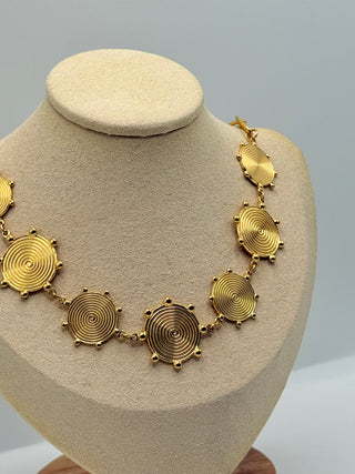 Septem Disc Necklace