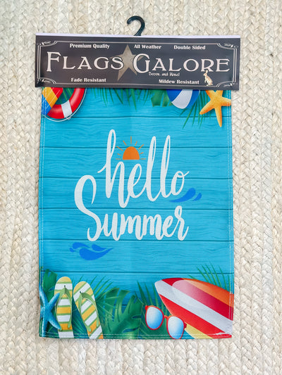 Beachy Garden Flags