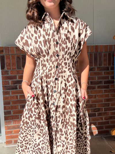 Into the Jungle Midi Dress