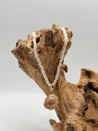 Golden Shore Pearl Necklace