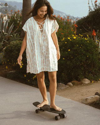 Sand Cloud Daisy Stripe Cover Up