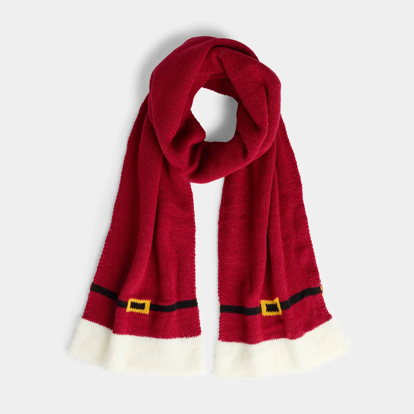 Santa Belt Knit Scarf