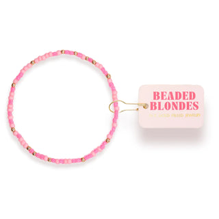 Beaded Blondes Hot Pink Sprinkle Bracelet