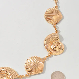Metal Shell Chain Belt